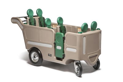 Italtrike Kinderbus 6-Sitzer – espresso spinta – Base