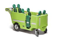 Italtrike Kinderbus 6-Sitzer - espresso spinta - Base – Bild 25