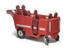 Italtrike Kinderbus mit Motor 6-Sitzer – espresso elettrico Base - Groß (Italtrike Espresso base RED web 5632)