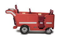 Italtrike Kinderbus 6-Sitzer - espresso spinta - Base – Bild 35