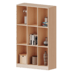 Taschenregal, 4,5 Ordnerhöhen – 9 hohe Fächer – Serie evo180 - R105445KLR 1
