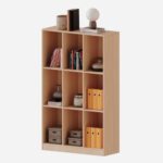 Taschenregal, 4,5 Ordnerhöhen – 9 hohe Fächer – Serie evo180 - R105445KLR
