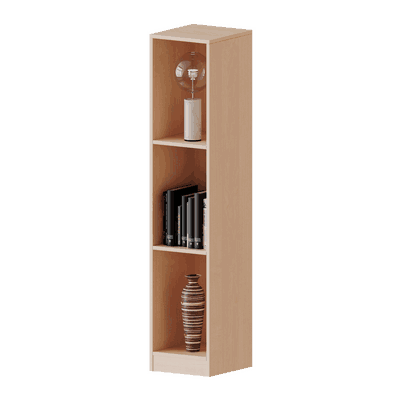 Taschenregal, 4,5 Ordnerhöhen – 3 hohe Fächer – Serie evo180