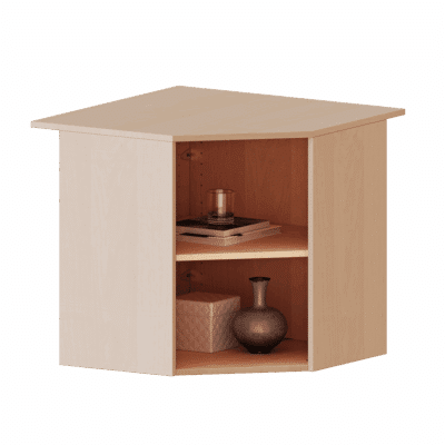 Innenecke Aufsatzregal, 2 Ordnerhöhen - Serie evo180