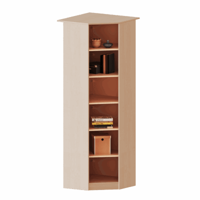 Innenecke als Regal, 6 Ordnerhöhen - Serie evo180