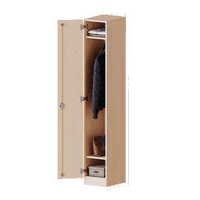 Spind Schrank, 5 Ordnerhöhen - 1 durchgehende Tür - Serie evo180