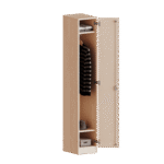Spind Schrank, 5 Ordnerhöhen – 1 durchgehende Tür – Serie evo180 - T3145SPIRE