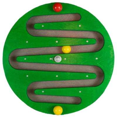 Berg und Tal Kugelspiel