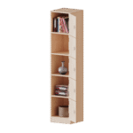 Schließfachschrank, 5 Ordnerhöhen – 5 Schließfächer – Serie evo180 - f4145sfbre