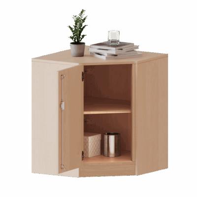 Innenecke als Schrank, 2 Ordnerhöhen - Serie evo180