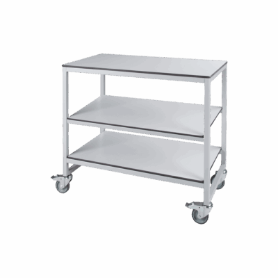 Vorbereitungswagen fahrbar mit 3 Ablageböden