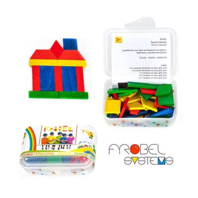 Kleines Fröbelspiel - Familie Viereck