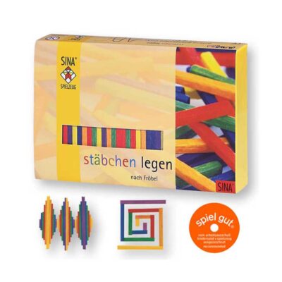 Stäbchen Legen nach Fröbel
