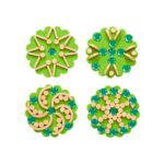 Schmuckstein-Mandala - 03501000 muster gruen schmuckstein mandala 1 (1)