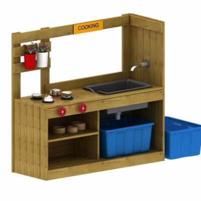 Outdoor-Spielküche mit Pumpe