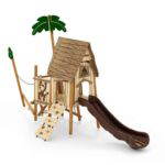 Spielturm Kletterhütte - HW1 S289 Hawaii Hut Climbing Set (1)