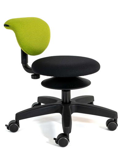 Chairgo Smoover Erzieherstuhl – Rollhocker mit Lehne