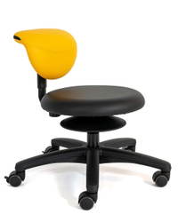 Chairgo Smoover Erzieherstuhl - Rollhocker mit Lehne – Bild 2