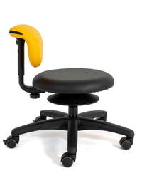 Chairgo Smoover Erzieherstuhl - Rollhocker mit Lehne – Bild 3