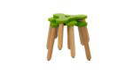 Trio 3-Bein-Hocker grün - 180309 180310 180311 Trio Hocker grün aufgestapelt