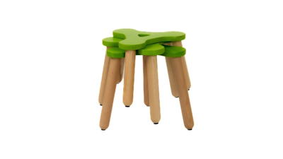 Trio 3-Bein-Hocker grün
