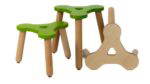 Trio 3-Bein-Hocker grün - 180309 180311 180307 Trio Hocker Darstellung