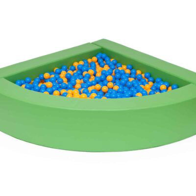 Eck-Bällebad grün 1,6m