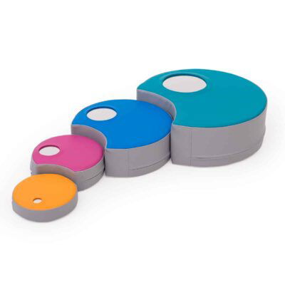 Schaumstoffpfad Runde Steine, 4 Teile