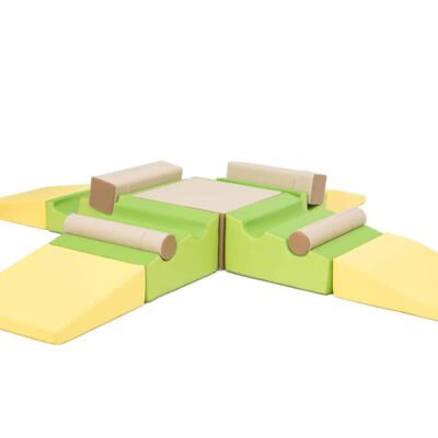 Schaumstoff-Set Krabbelinsel mit Balken, 13-teilig
