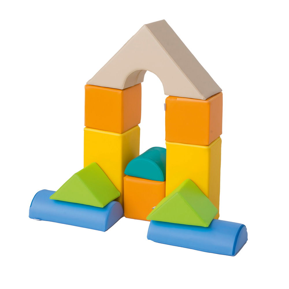 Schaumstoff-Set Ida, gelb-orange-blau