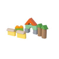 Schaumstoff-Set Maris, gelb-grün-braun - 855263PU a 23