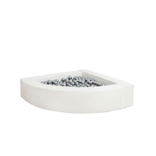 855406PU_a_23 Eck-Bällebad Weiß für sensorische Räume - 855406PU a 23