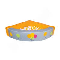 Eck-Ballbad, ohne Bälle, Ballons - ballbad 3eckig ohne balle ballons 855407 w
