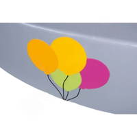 Eck-Ballbad, ohne Bälle, Ballons - ballbad 3eckig ohne balle ballons 855407 w1