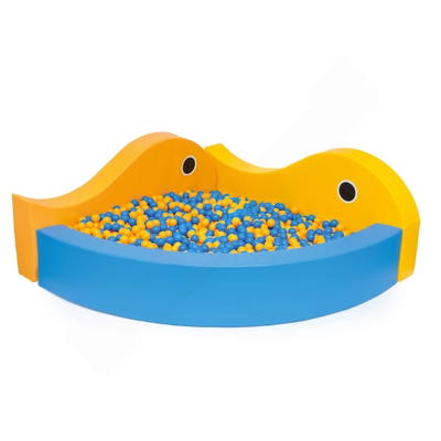 Eck-Ballbad, ohne Bälle, Fische