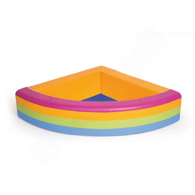 Eck-Ballbad, ohne Bälle, Regenbogen