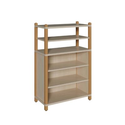 Stollenregal mit Regalaufsatz - Höhe: 120 cm