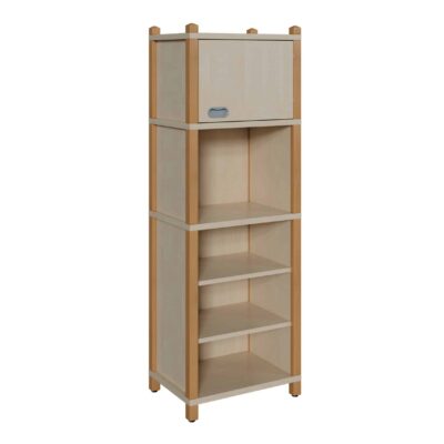 Stollenregal mit Oberschrank eintürig