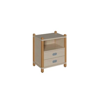 Stollenschrank mit 2 Dekorschüben 56 x 60 cm