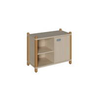 Stollenschrank mit offenem Regal und Tür – Bild 2