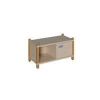 Stollenschrank mit offenem Regal und Tür – Bild 3