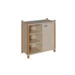 Stollenschrank mit offenem Regal und Tür - Stollenschrank mit offenem Regal und Tür2