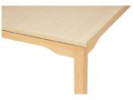 Tisch quadratisch 60×60 cm – Melaminbeschichtete Platte – Fußteil aus Holz - 43005 cn16 220620 1d