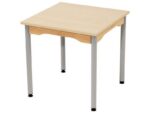 Tisch quadratisch 60×60 cm – Melaminbeschichtete Platte – Fußteil aus Metall - 43020 cn06 220620 pc 2