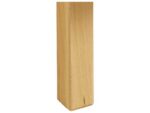 Tisch Trapez 120×60 cm – mit beschichteter Platte – Fußteil aus grauem Metall - pied bois