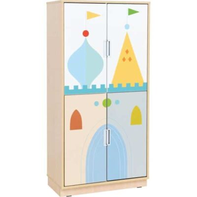 Quadro - Schrank XL Märchenschloss - Breite: 79 cm (Ahorn)