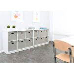 Schrank M mit Textilboxen, Breite: 116 cm – Doppelset (Quadro 89) - SET6144W d 18