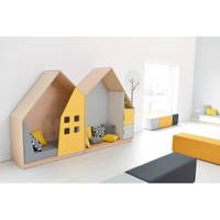 Möbelsatz Quadro Häuserzeile gelb-grau 160/160W – 180° - SET6323PU p 19