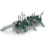 Großes Spielschiff mit Rutschen, Röhrenrutsche, Kletterelementen – RECYCLED RC1418 - 0ebd rc14182s (1)