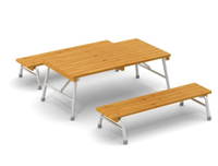 Outdoor-Tisch klappbar – Bild 2